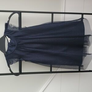Toddler Navy Blue Sparkly H&M Dress